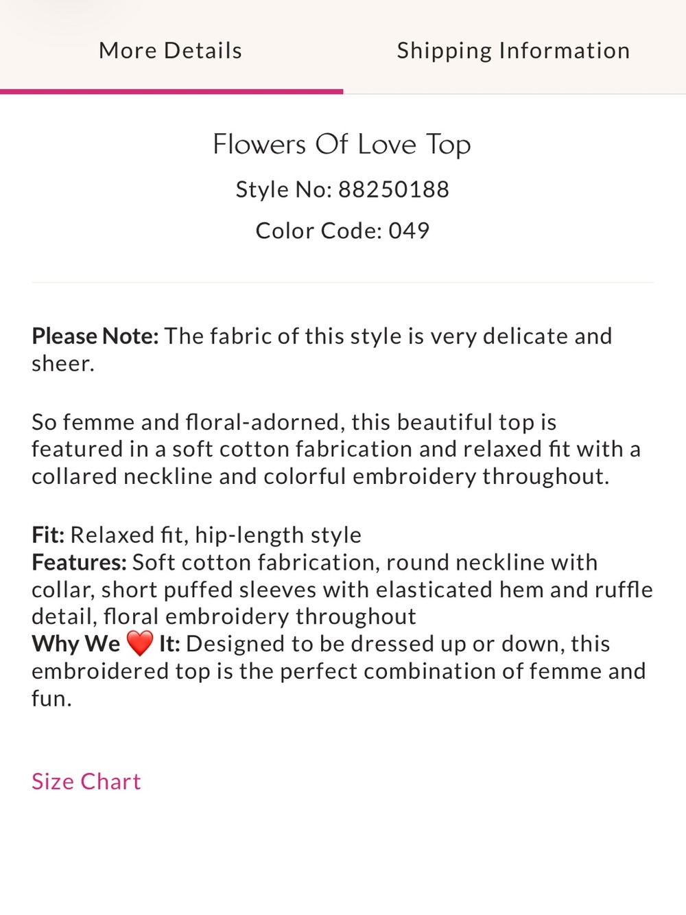 Free People Flowers of Love Top - Picture 5 of 6